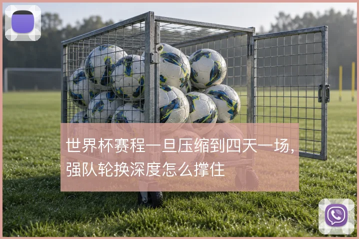 世界杯赛程一旦压缩到四天一场，强队轮换深度怎么撑住